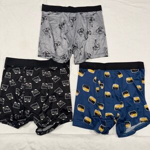 Men’s Whiskey Boxer Briefs-Set of 3